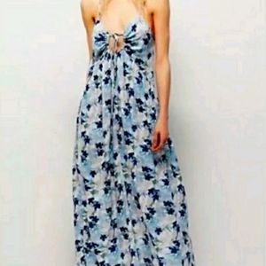 Free People Blue Floral Mulberry Maxi Dress M